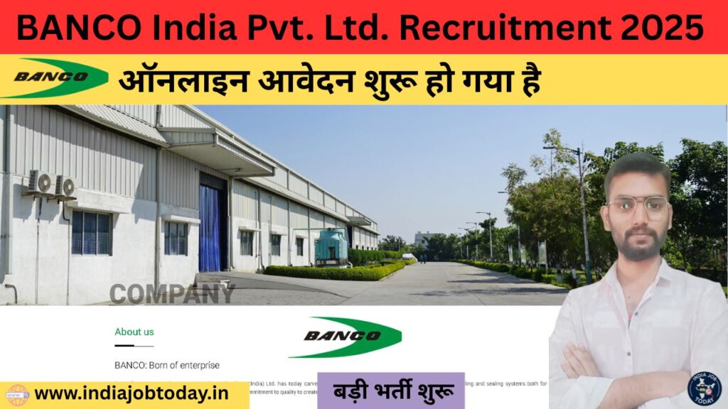 BANCO India Pvt. Ltd. Recruitment 2025