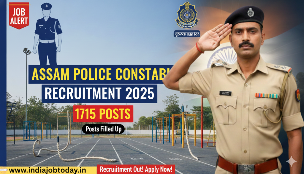Assam Police Constable Vacancy 2025 Apply Online 10th12th पास