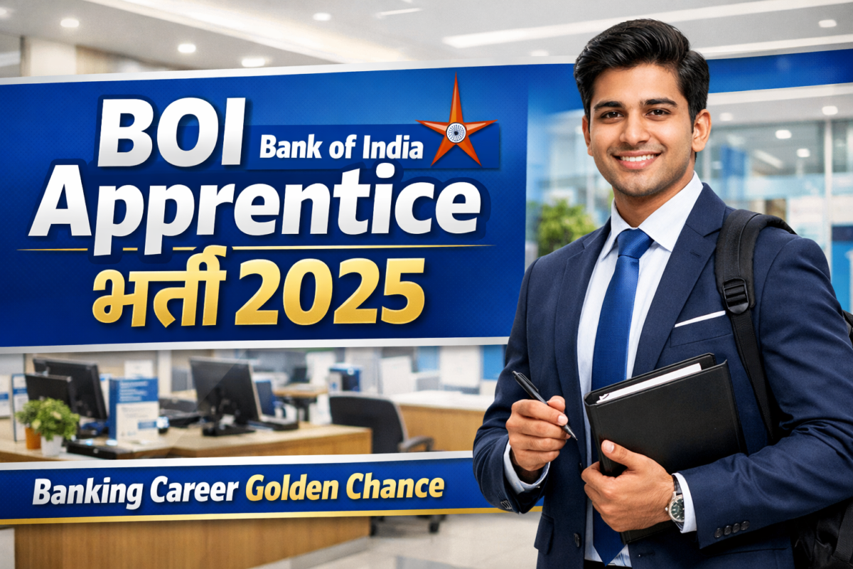 Bank of India Apprentice Recruitment 2025 Apply Online Process