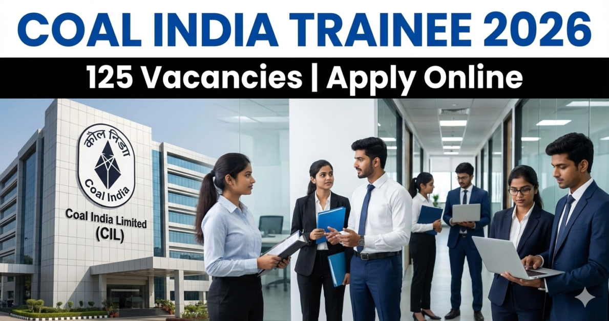 Coal India Industrial Trainee Recruitment 2026 – Apply Online