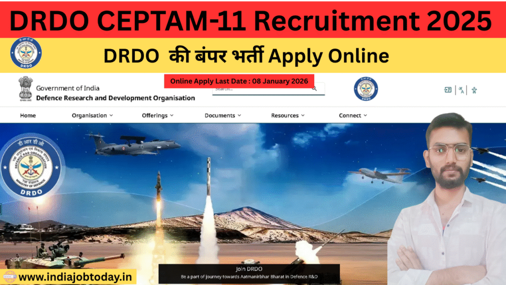 DRDO CEPTAM-11 Recruitment 2025 – Apply Now