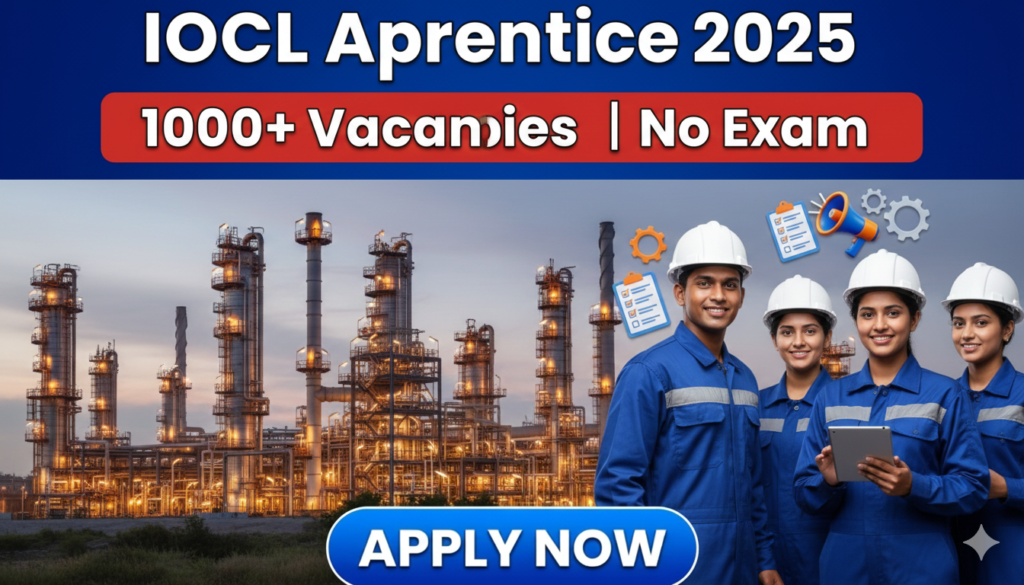 IOCL Apprentice Recruitment 2025 Apply Online – Trade Technician Graduate