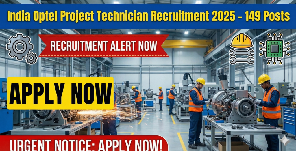 India Optel Project Technician Recruitment 2025 – Apply Offline