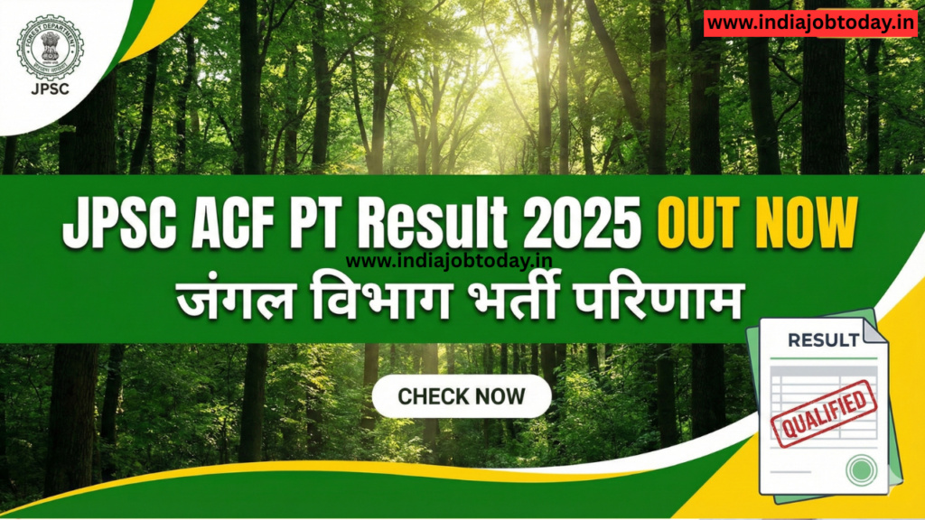 JPSC ACF PT Result 2025 – Download Merit List