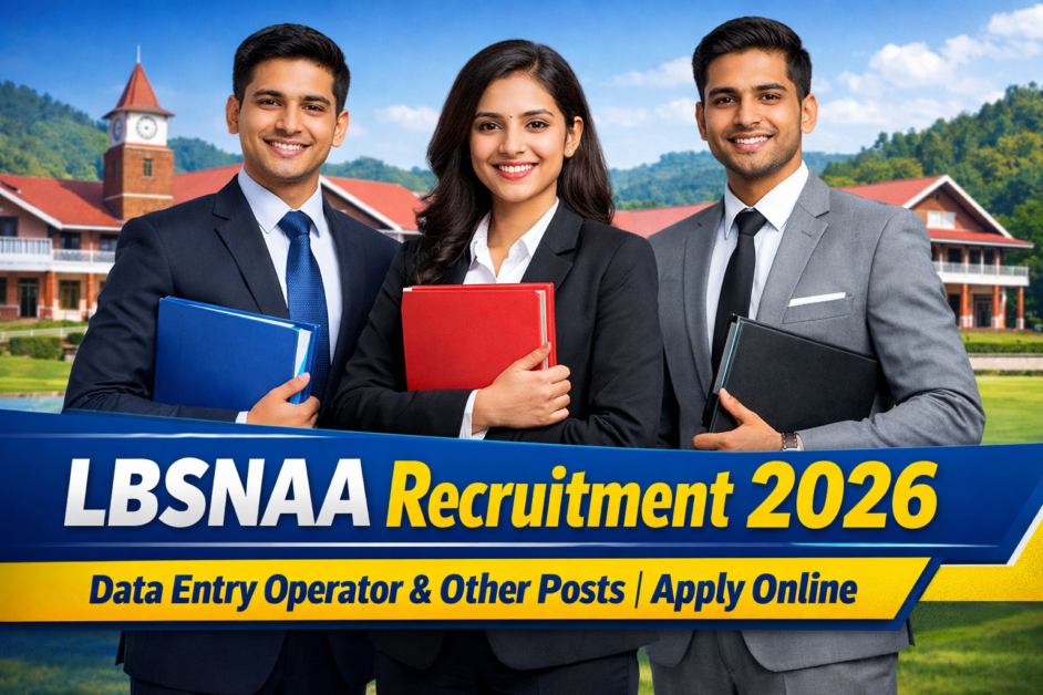 LBSNAA Recruitment 2026 – Data Entry Operator