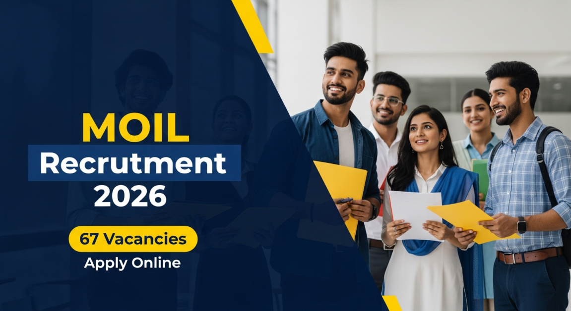 MOIL Recruitment 2026 Apply Online – 67 Vacancies 10th, ITI