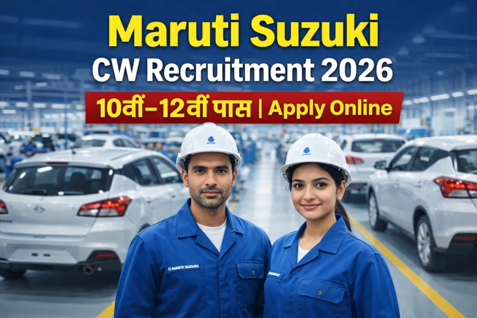 Maruti Suzuki CW Recruitment 2026