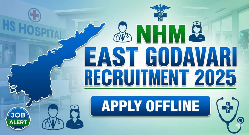 NHM East Godavari Recruitment 2025 – Apply Offline for Health Jobs