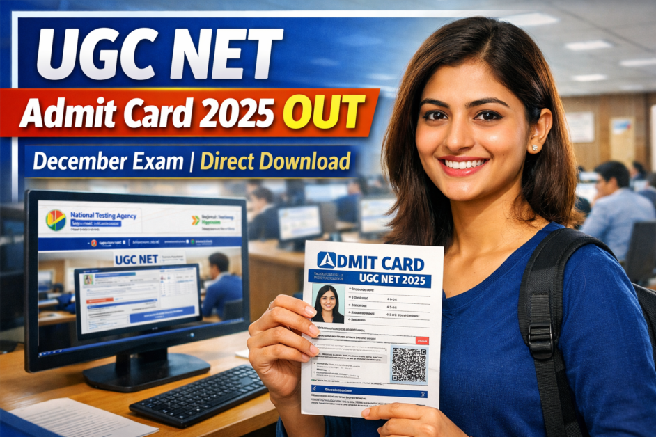 NTA UGC NET December Admit Card 2025 डाउनलोड