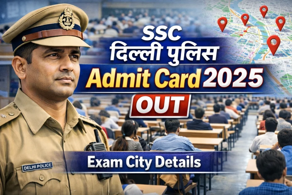 SSC Delhi Police Constable Admit Card 2025