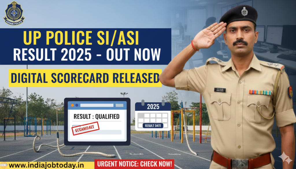 UP Police SIASI Result 2025 – Direct Link