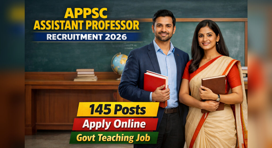 APPSC Assistant Professor Recruitment 2026