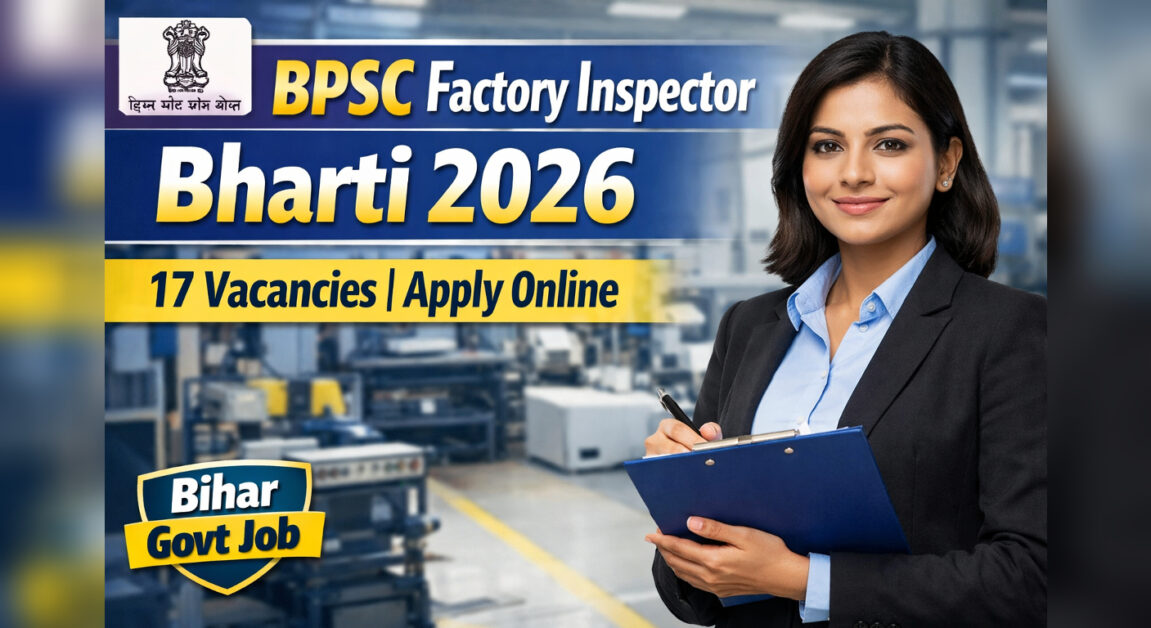 BPSC Factory Inspector Bharti 2026