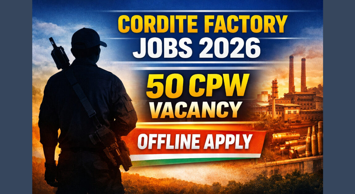 Current image: Cordite Factory Aruvankadu Jobs