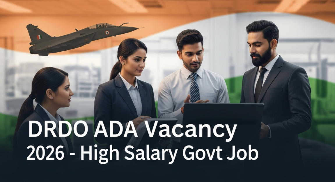 DRDO ADA Vacancy 2026 Project Assistant & Officer Jobs