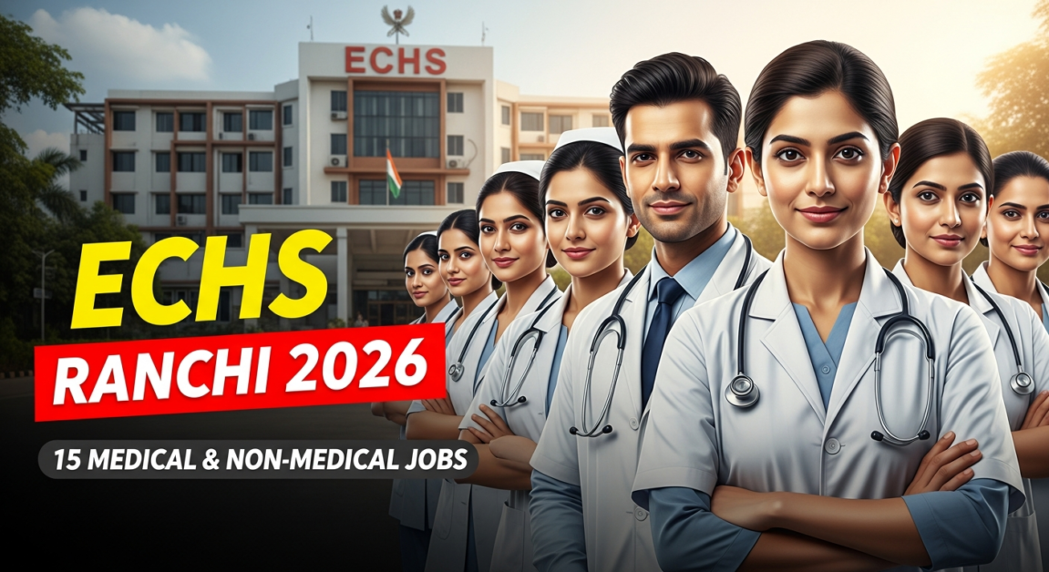 ECHS Ranchi Recruitment 2026