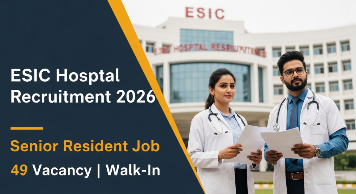 Current image: ESIC Hospital Senior Resident Job 2026