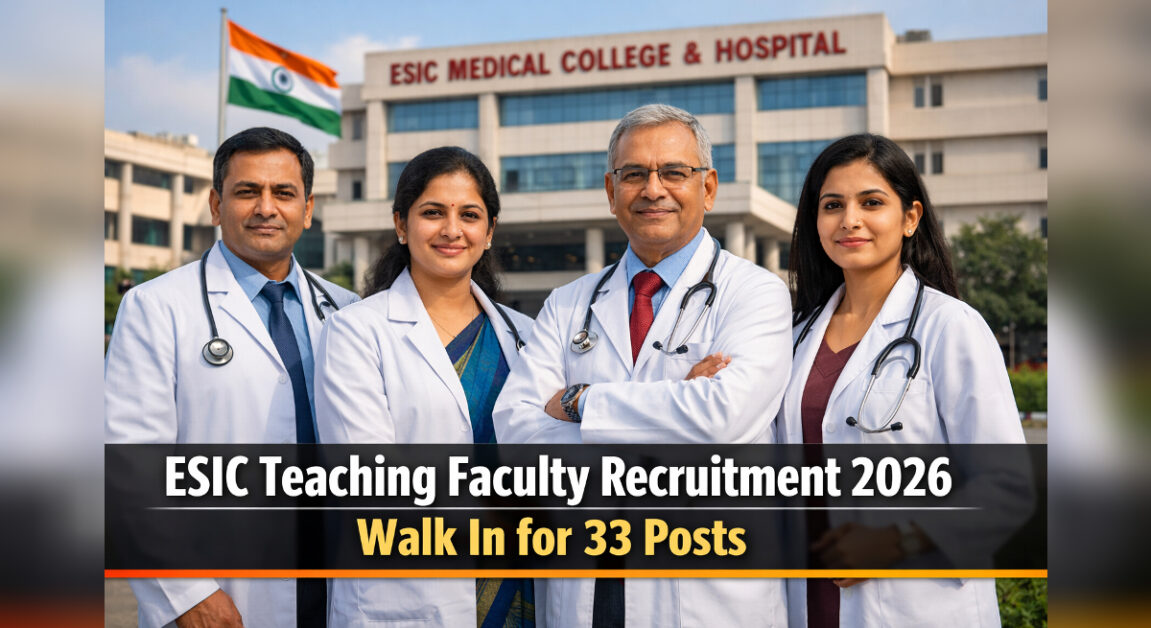 ESIC Teaching Faculty Recruitment 2026