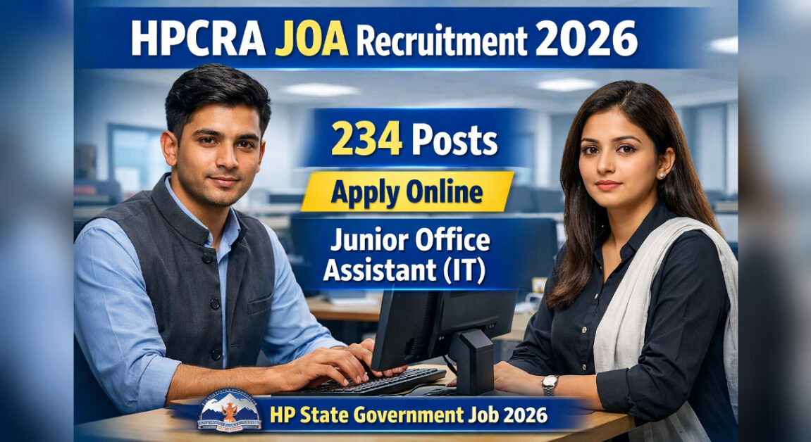 HPCRA Junior Office Assistant Bharti