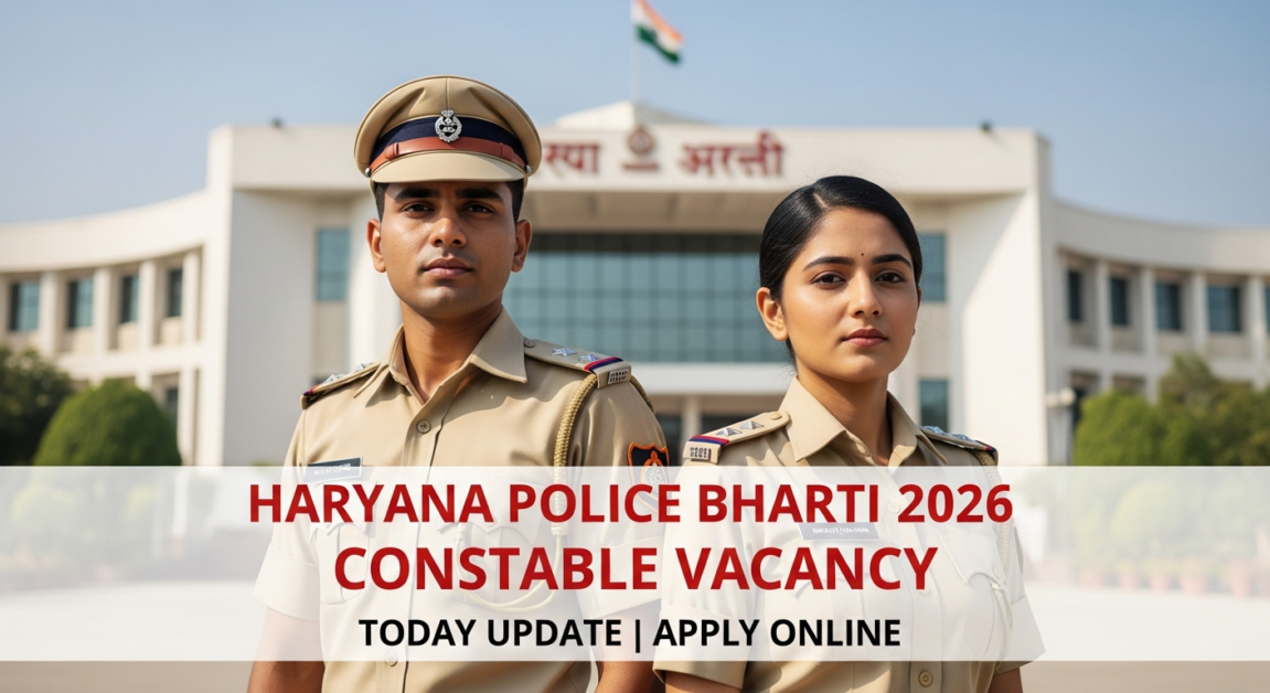 Haryana Police Bharti 2026 Today Update