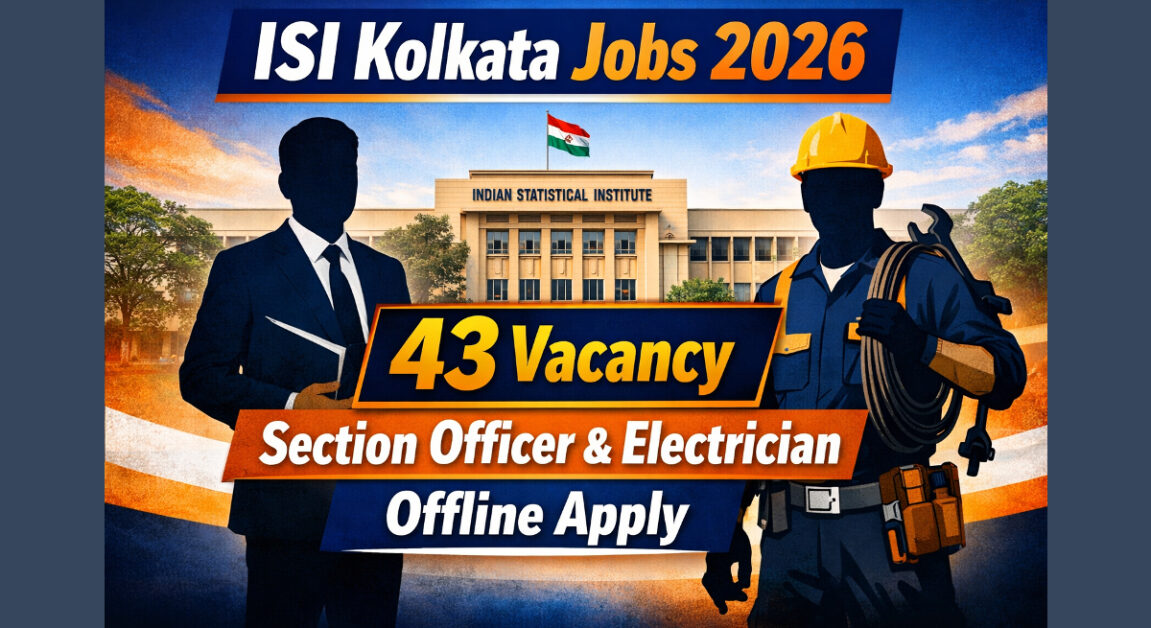 Current image: ISI Kolkata Bharti 2026 Section Officer