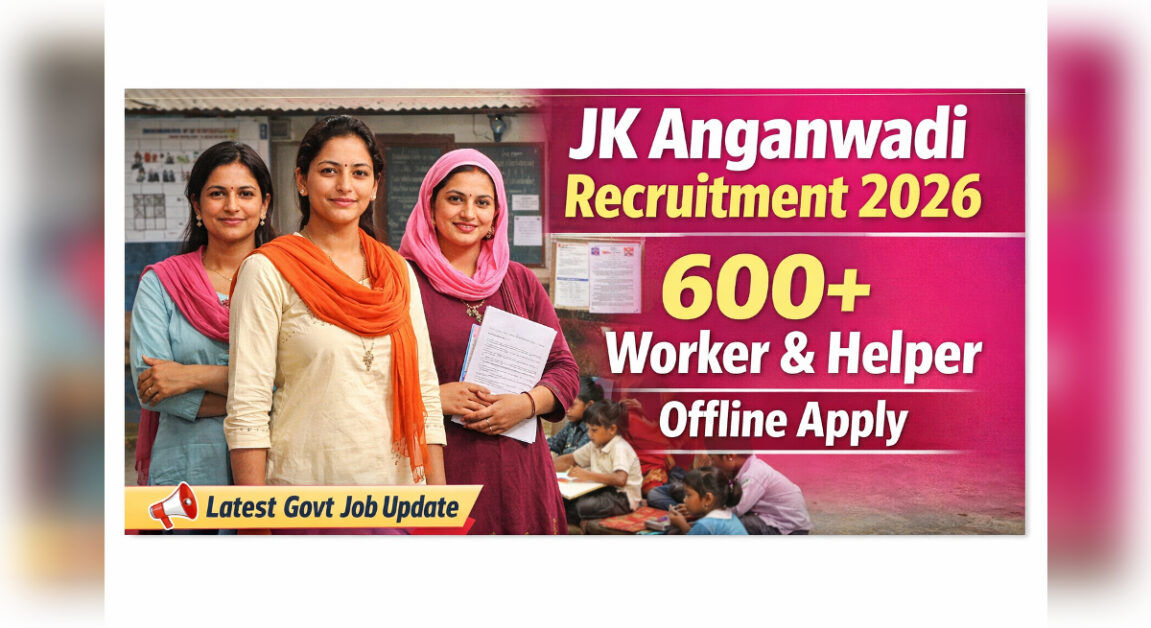 JK Anganwadi Recruitment 2026