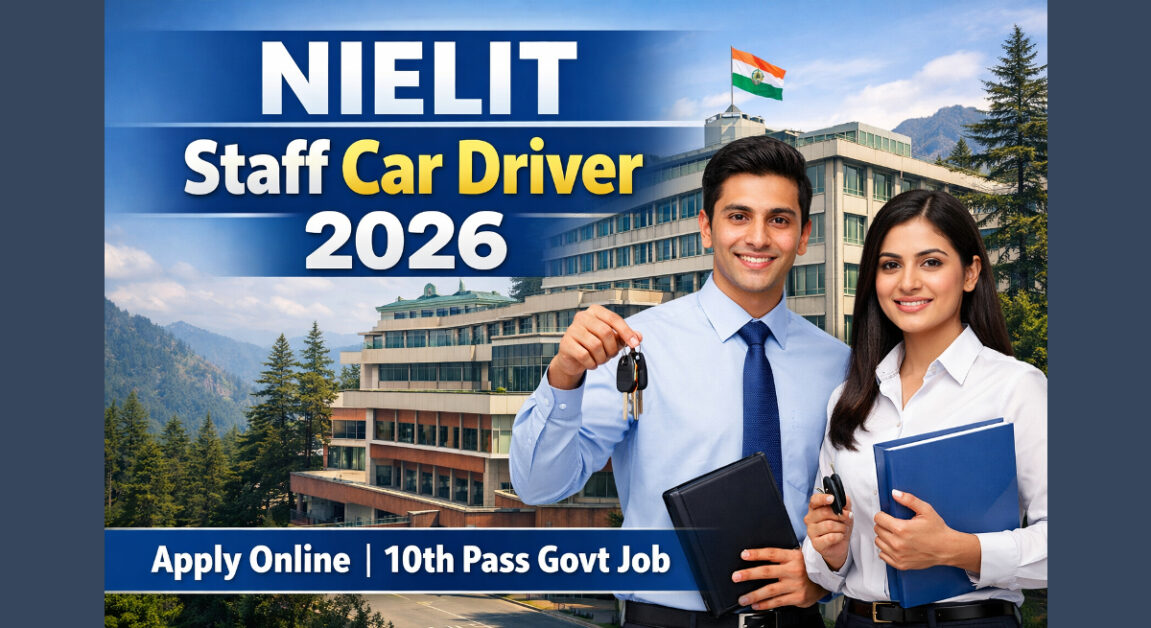 Current image: NIELIT Staff Car Driver Recruitment 2026 Apply Online
