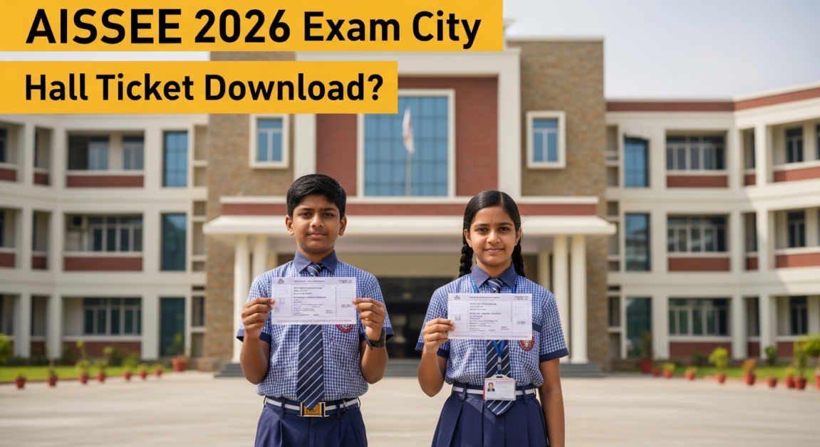 NTA AISSEE 2026 Exam City Details Released? | Sainik School Hall Ticket Download Kab Aayega
