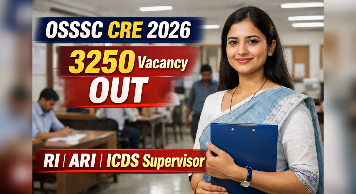 OSSSC CRE Recruitment 2026 OUT