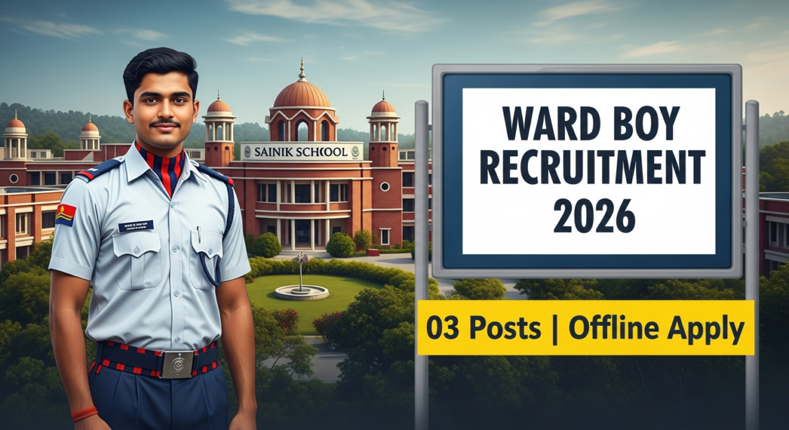 Sainik School Tilaiya Ward Boy Recruitment 2026