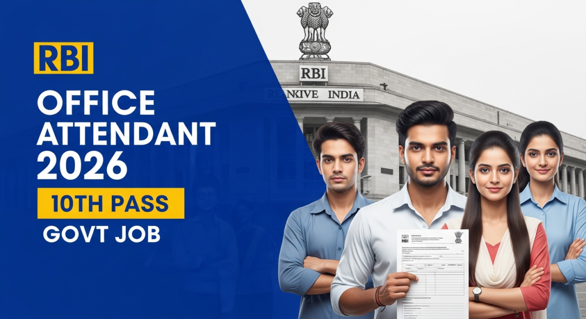 RBI Bank Office Attendant Recruitment 2026