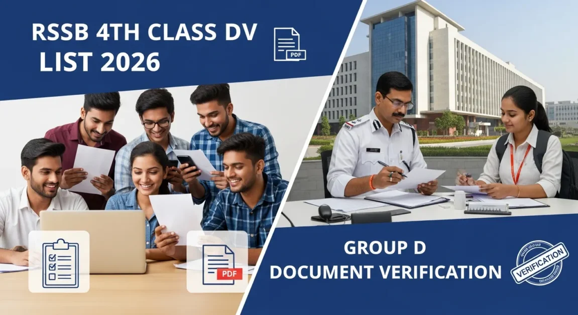 Current image: RSSB 4th Class DV List 2026 Out – Check Group D List