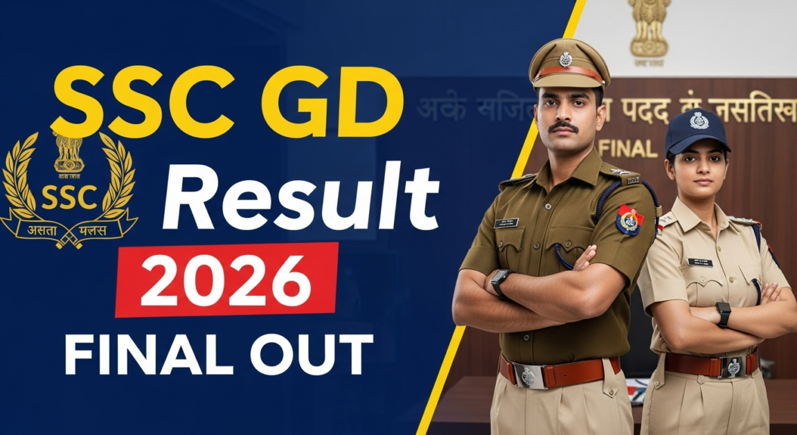 SSC GD Result 2026 Final घोषित Check Name