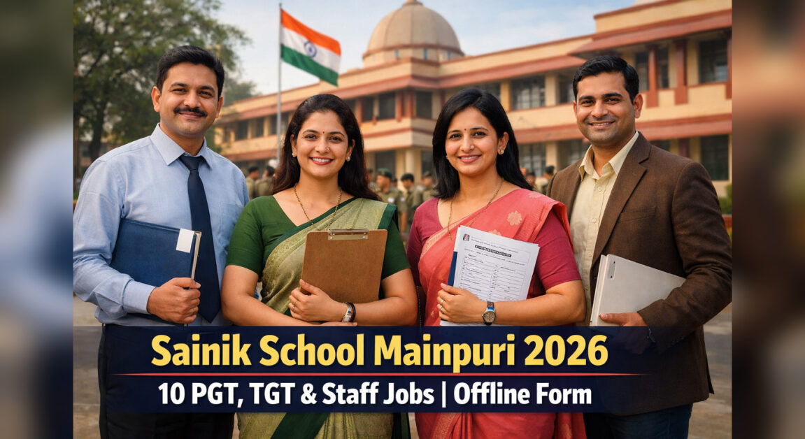 Sainik School Mainpuri Bharti 2026