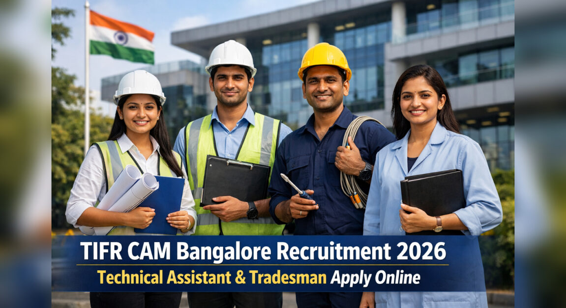 TIFR CAM Bangalore Recruitment 2026 – Technical Assistant & Tradesman Jobs | Apply Online