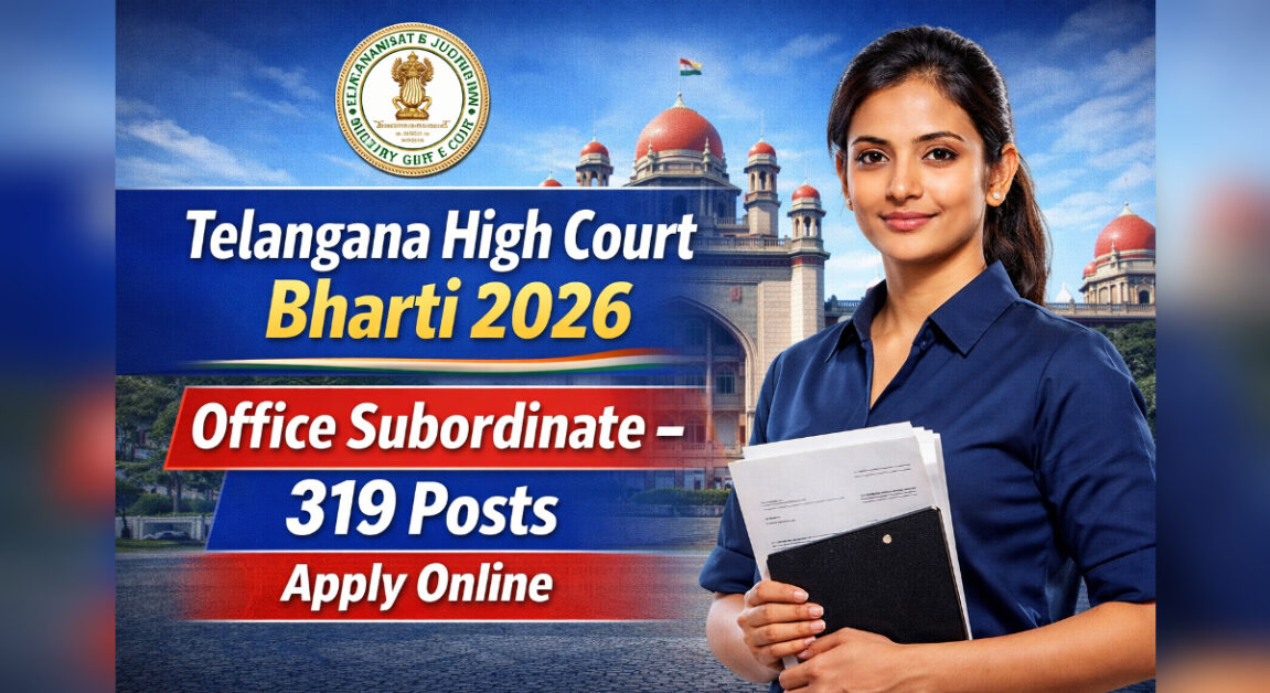 Current image: Telangana High Court Recruitment 2026 Apply Online