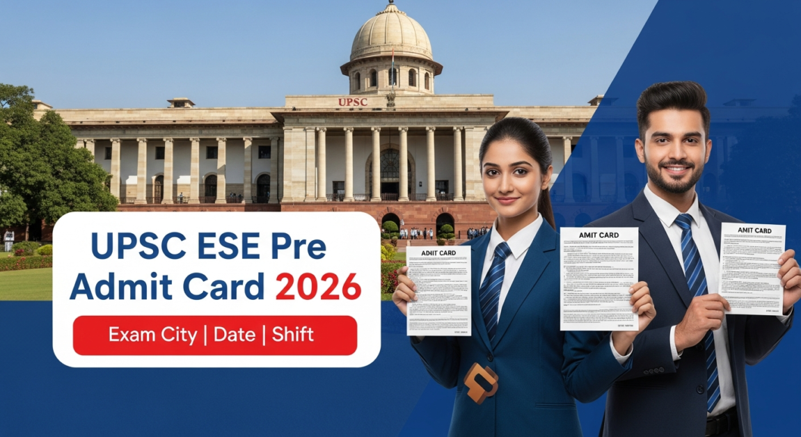 UPSC ESE Pre Admit Card 2026 Download