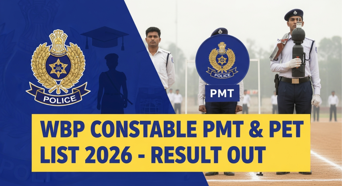 WBP Constable Shortlisted List 2026 OUT