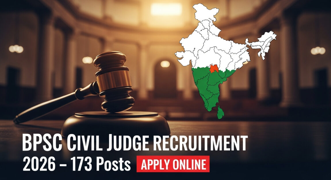 BPSC Civil Judge Recruitment 2026 - 173 Vacancy Apply Online BPSC Civil Judge Recruitment 2026 - 173 Vacancy Apply Online