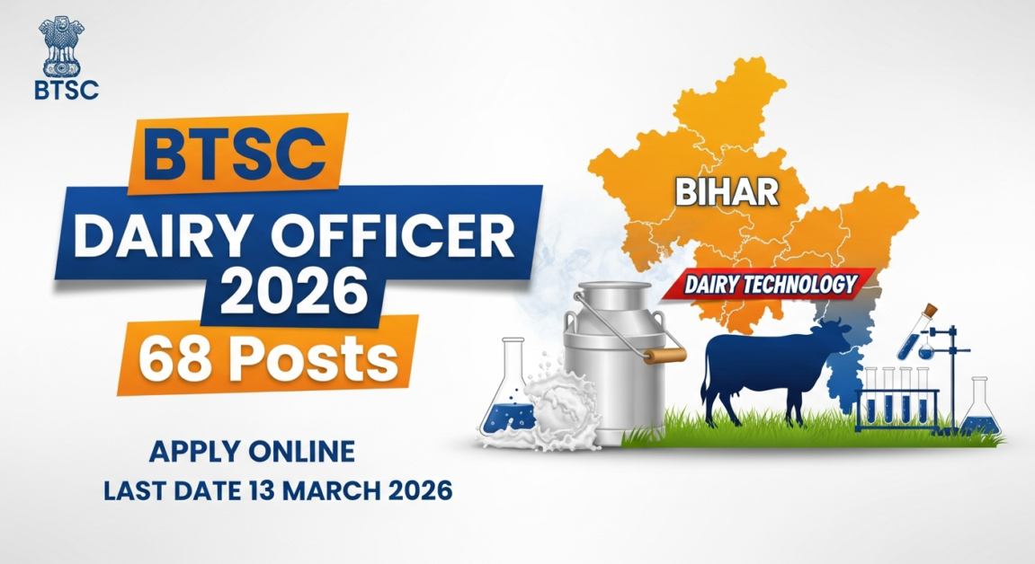 Current image: BTSC Diary Officer Recruitment 2026: Apply Online
