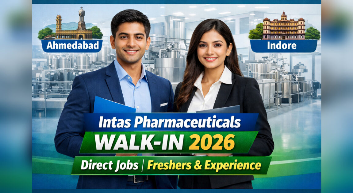 Intas Pharmaceuticals Walk-In Drive 2026