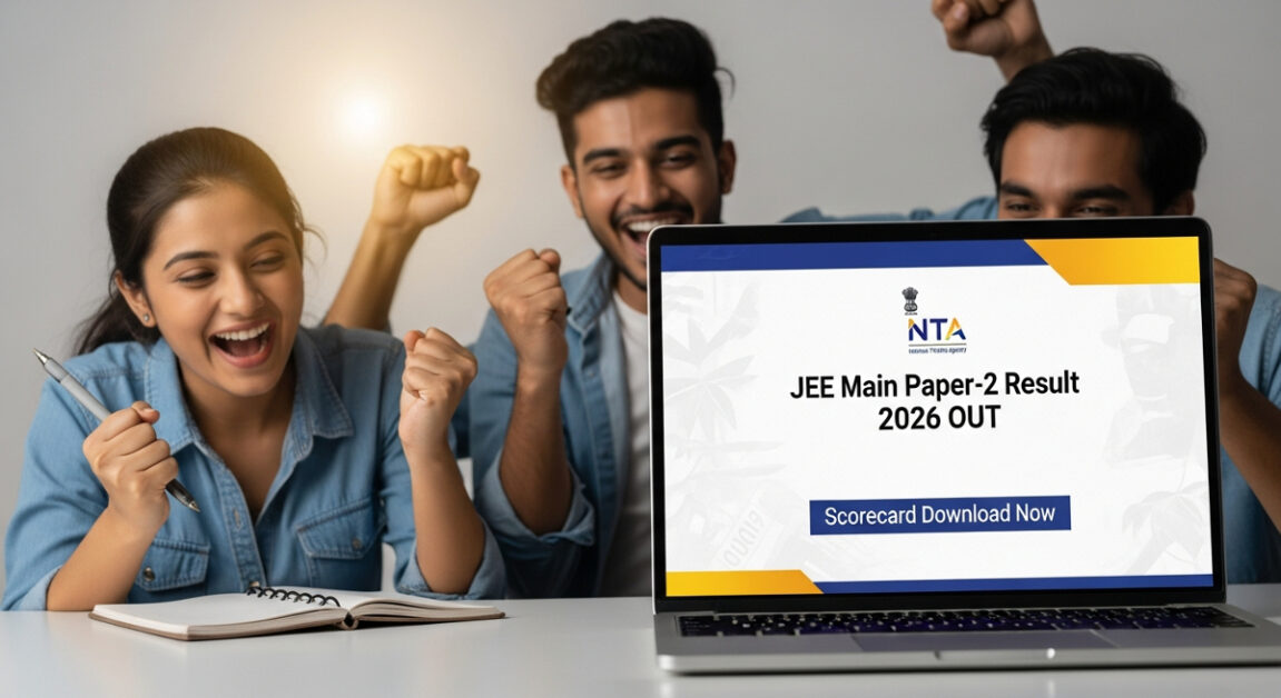 NTA JEE Main Session-1 Paper-2 Result 2026 Out