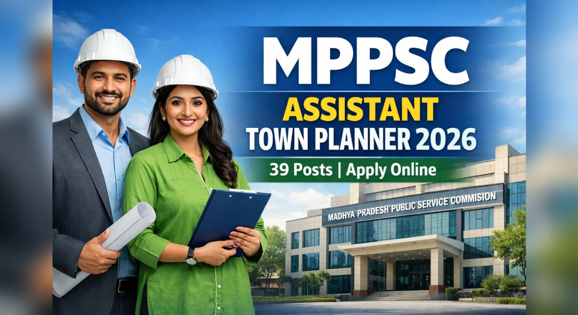 MPPSC Assistant Town Planner Recruitment 2026 - Apply Online For 39 Posts