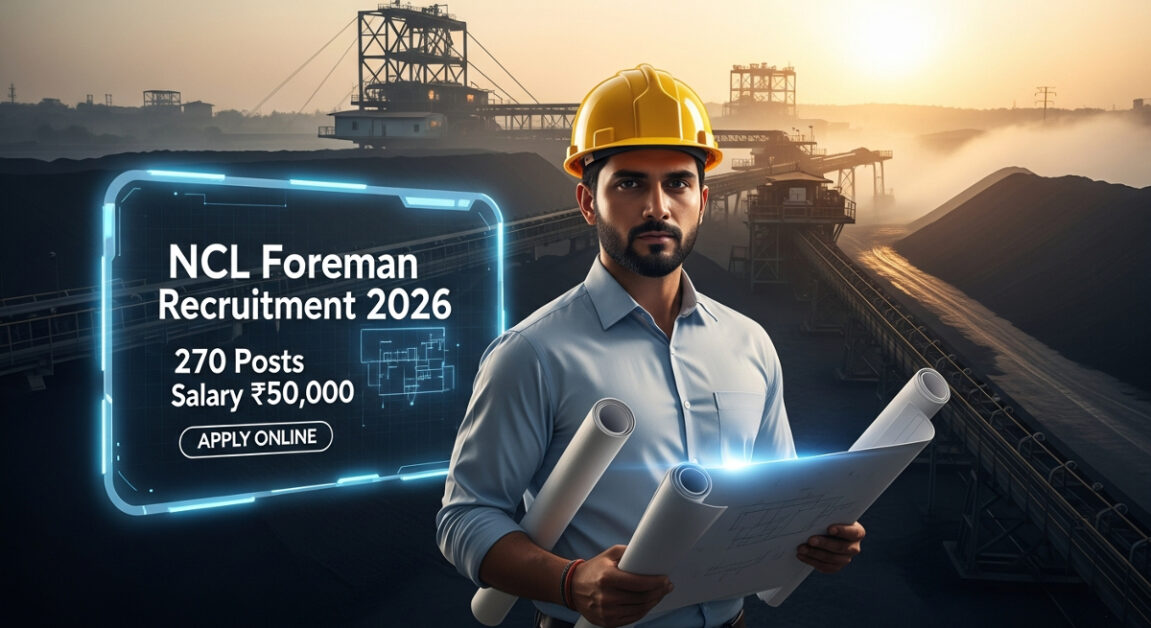 NCL Assistant Foreman Recruitment 2026 - Apply Online For 270 Posts