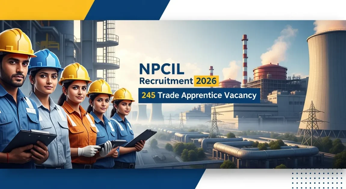 NPCIL Trade Apprentice Recruitment 2026 Notification Out – Apply Now Current image: NPCIL Trade Apprentice Recruitment 2026 Notification Out – Apply Now