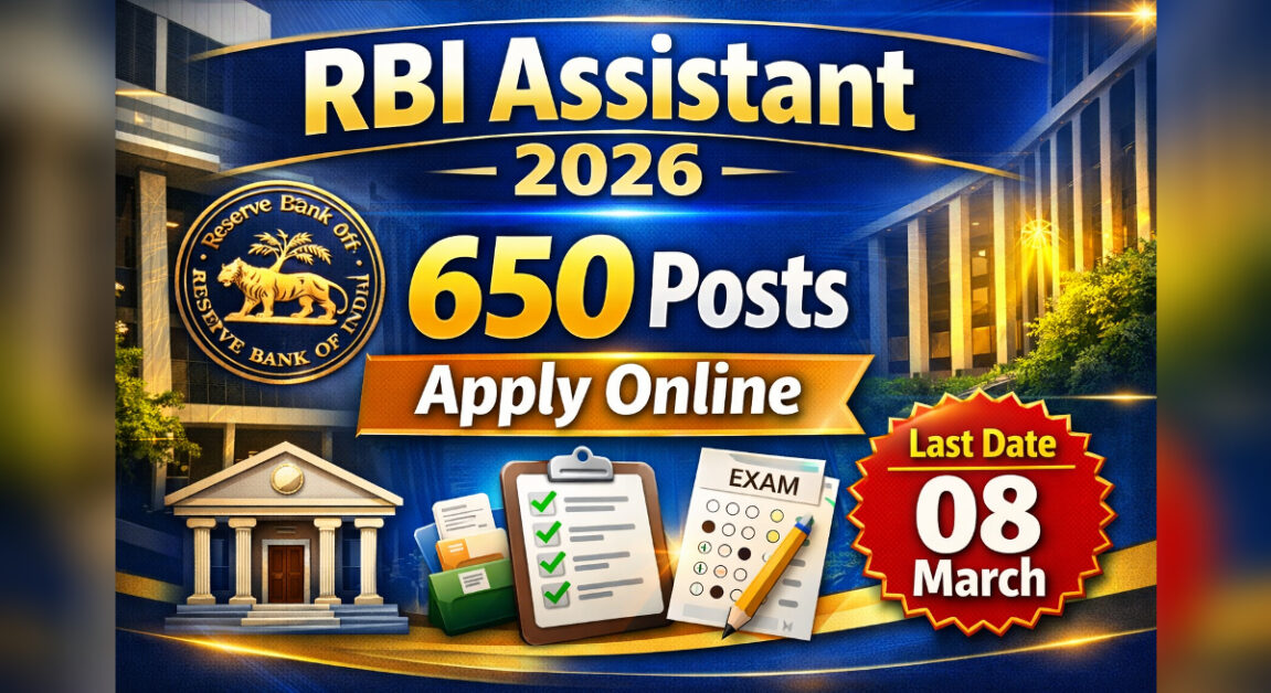 RBI Bank Assistant Recruitment 2026 - Apply Online