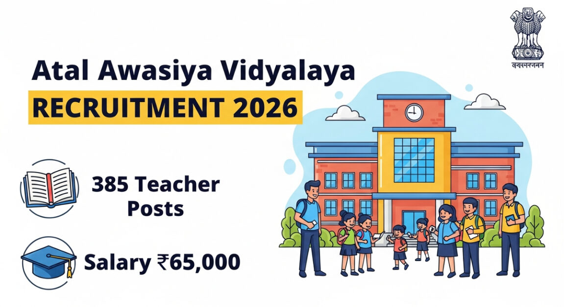 Atal Awasiya Vidyalaya Teacher Recruitment 2026 - Apply Offline Form Atal Awasiya Vidyalaya Teacher Recruitment 2026 - Apply Offline Form