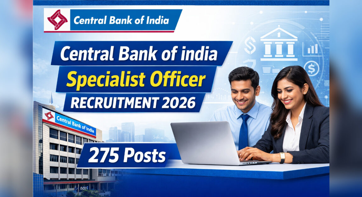 Central Bank of India SO Recruitment 2026