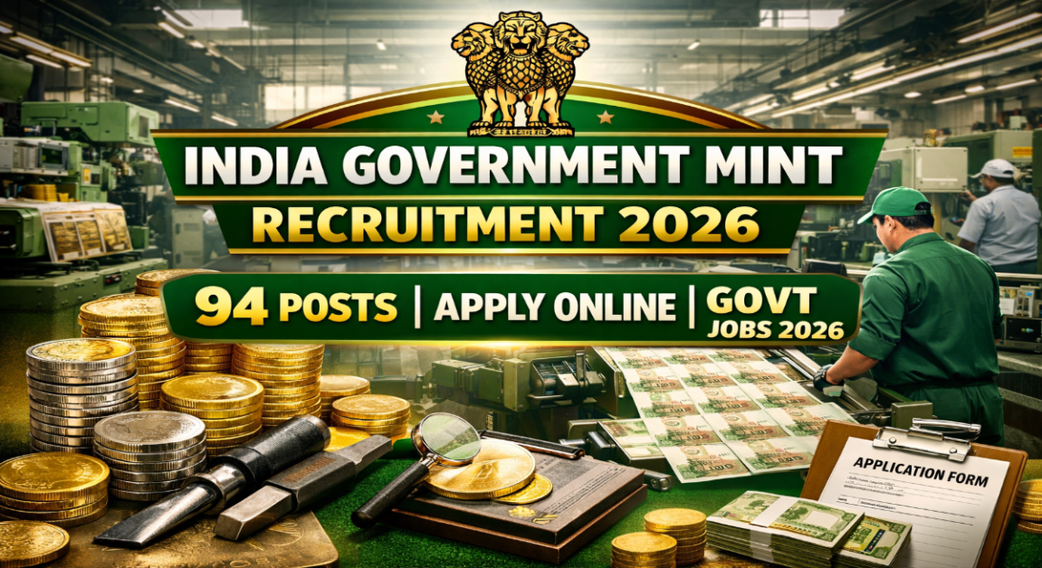 India Government Mint IGM Recruitment 2026 – Apply Online India Government Mint IGM Recruitment 2026 – Apply Online