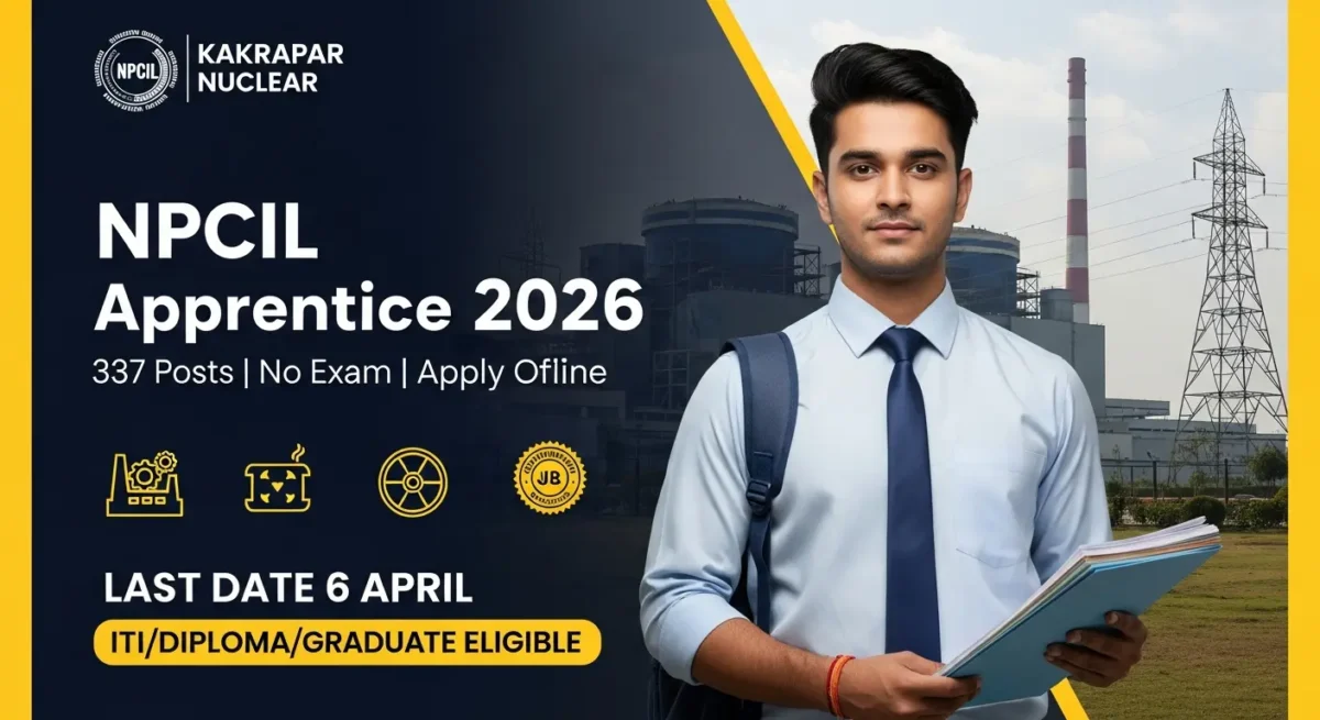 NPCIL Apprentice Recruitment 2026: Apply Offline